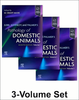 JUBB, KENNEDY and PALMER's Pathology of Domestic Animals (3 Volume Set)